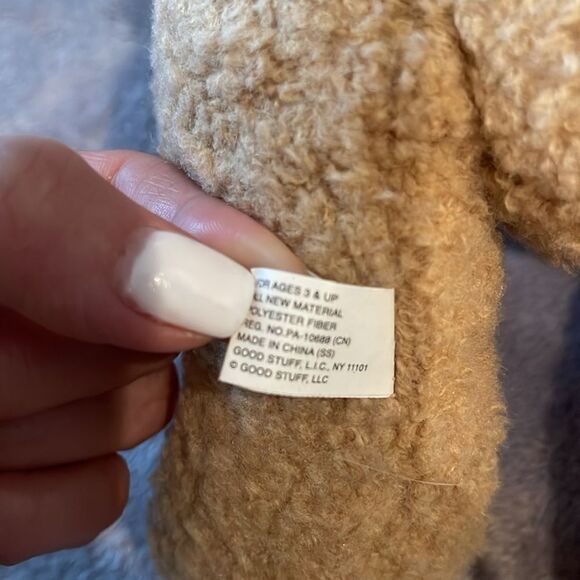 Vintage 2002 Boston Red Sox teddy bear with wooden bat - Picture 3 of 5